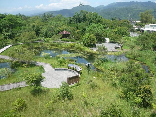 深溝水源生態園區內環境一隅，2012年攝。