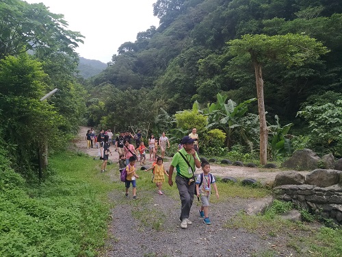 頭城農場為環教認證場域常見環教解說活動，2019年摄。