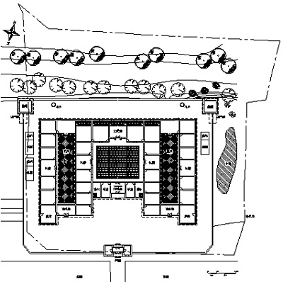 周振東古宅平面推測圖 資料來源：《員山鄉周振東武舉人宅遺址調查研究報告書》，宜蘭縣政府文化局提供。