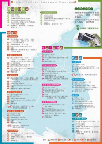 參與「518宜蘭博物館家族悠遊記」活動的博物館家族海報