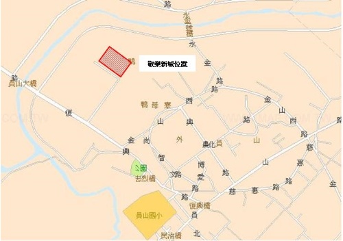 敬業新城位置圖