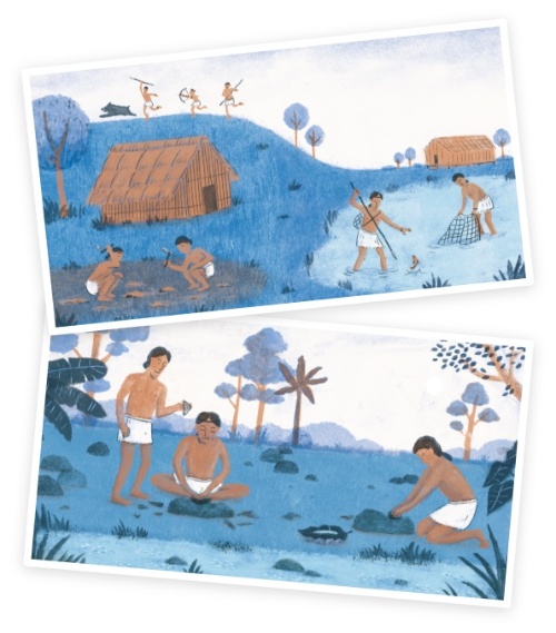 攤開《丸山小勇士》和主角小丸、珊珊一起解開神秘的丸山遺址吧