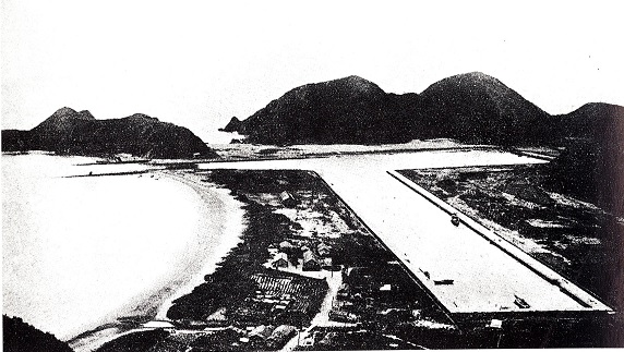 南方澳漁港初建成時。圖片來源《蘭陽案內記，1924》
