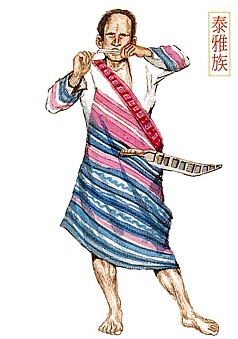 宜蘭縣境內的泰雅族比噶瑪蘭族晚到，不太可能是噶瑪蘭族移入平原時遇到的「山的人類」。