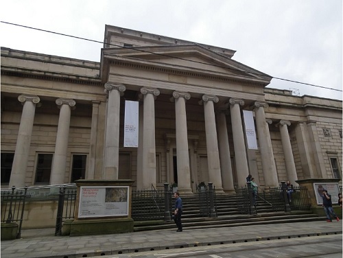 西北區負責該計畫的主要博物館-曼徹斯特藝廊(MANCHESTER ART GALLERY)外觀。林玟伶攝