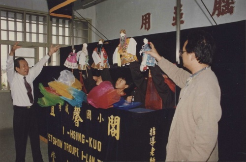 鍾任壁與鍾任樑老師同時指導扮仙劇情