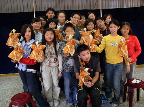 布袋戲社員一同合影