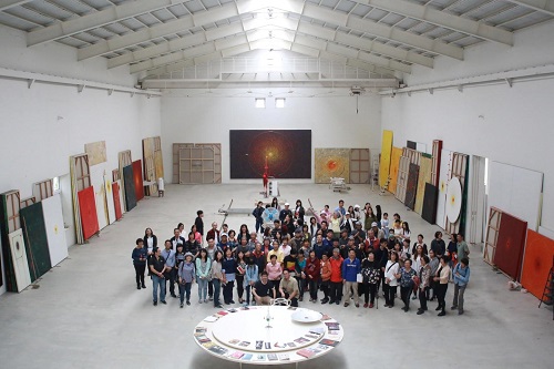 宜蘭美術館和黃銘哲大師工作室的全體合照