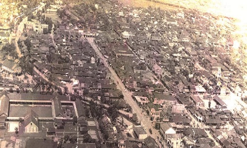 舊時的宜蘭城地景（宜蘭縣史館提供）