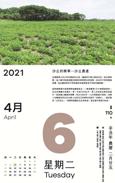 沙埔農業大多分布於廍後圳以西，種植的作物主要為花生、西瓜與菜頭。