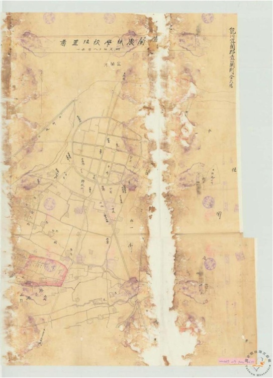 宜蘭農林學校位置圖