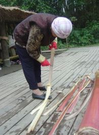 刮取纖維
