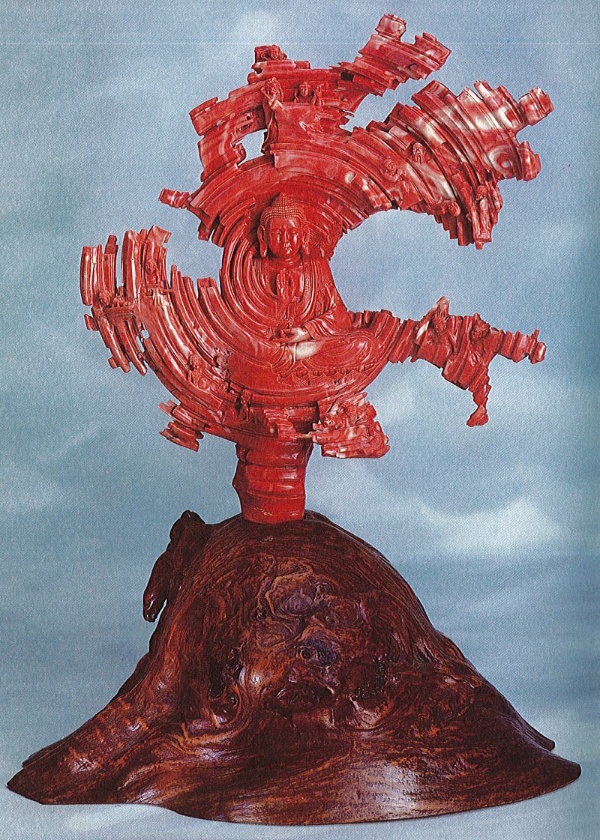 珊瑚可用來避邪、驅吉、消災，在宗教上則常用來代表吉祥神聖的含意。