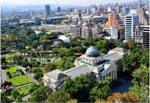 台灣博物館等館所因疫情暫停營業。(圖片來源 / 陳碧琳拍攝提供)