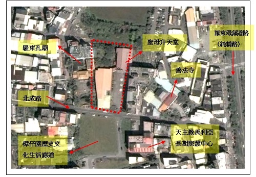 聖母升天堂位置圖