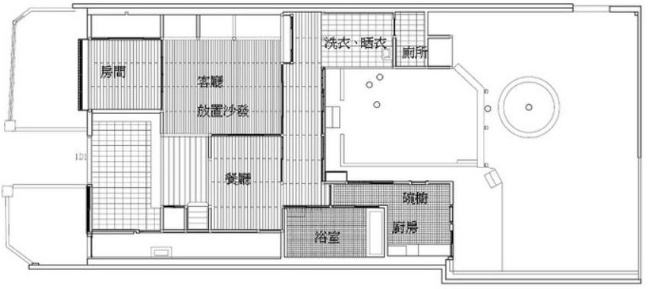 林兆麟居住時期一樓之空間使用情形