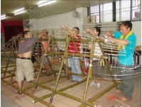 大鯖魚燈籠的製作