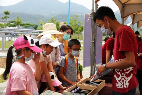 浩倫老師講解遺址地形位置