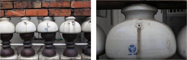 頭城天主堂旁民宅之欄杆亦利用添大興業所生產之高壓電瓷礙子，礙子表面並標註其生產日期是1969年。