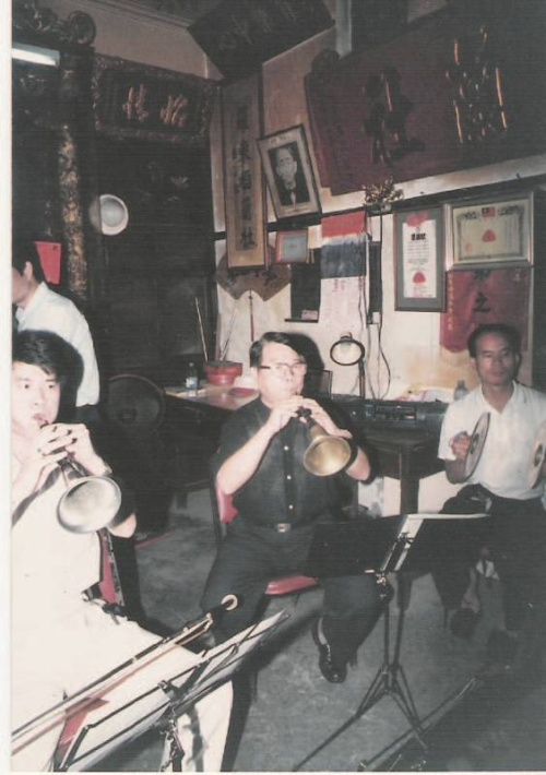 十五、六歲時莊進才先生加入羅東福蘭社練習情形。