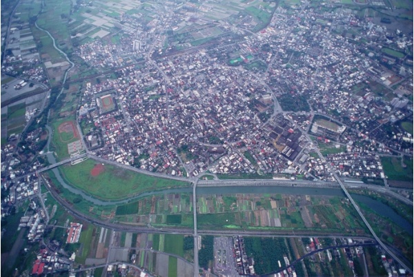 宜蘭河空拍圖