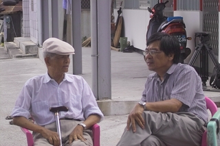 於台東樟原訪問噶瑪蘭耆老陳金財
