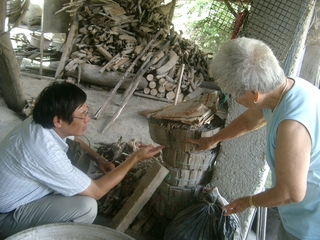 於花蓮新社訪問朱阿菊阿嬤