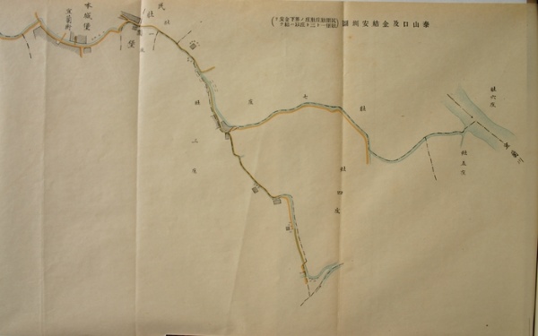 《宜蘭廳埤圳調查書》內圳路圖