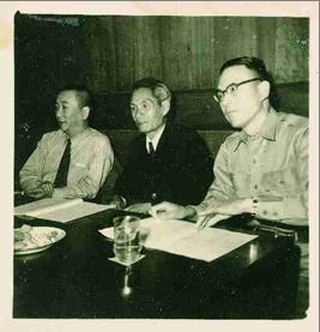 1953年縣長盧纘祥主持風景勘察會議（出處：宜蘭縣文獻委員會）