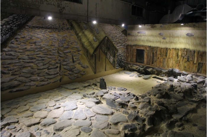 展覽現場的複製家域模型，讓人有如回到Blihun漢本時光之感