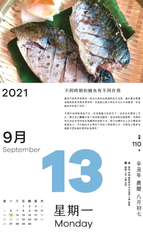 不同時期的鯖魚有不同作用