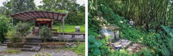 左：金面山福德廟。(張恆瑞 攝) / 右：內湖福德宮。(張恆瑞 攝)