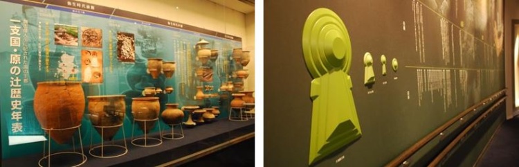 圖4：歷史年表展示-1(左) / 圖5：歷史年表展示-2(右)