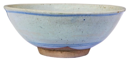 苗栗窯　灰釉陶碗