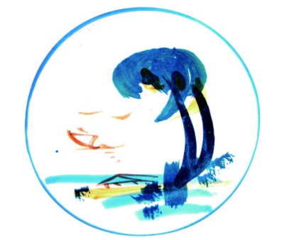 台灣　彩繪南島椰林盤