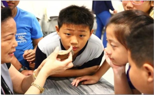 圖13：寫在地底的歷史分組觀察標本課程