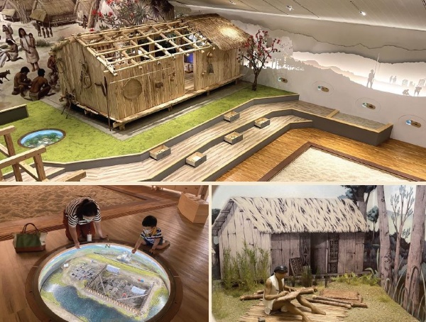 孩子們可以在兒童考古探索廳扮演考古學家，以體驗遊戲學習考古發掘。