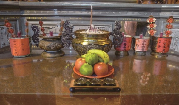 大坑里協天宮是鎮內神明會最多之廟宇，光是帝君會就出現 第十四武帝的神明會 。( 張恆瑞攝)