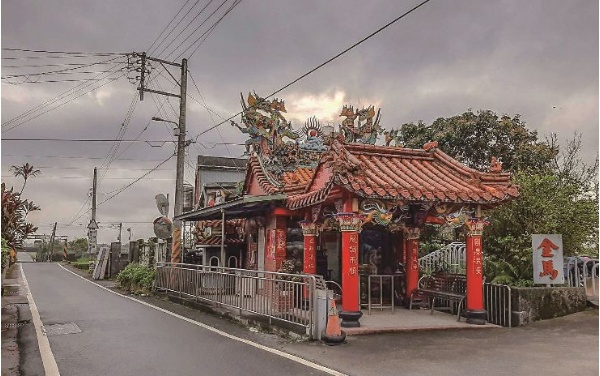 二城里東門福德廟。(張恆瑞攝)