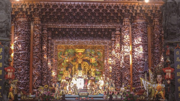 大坑里協天宮正殿。(張恆瑞 攝)