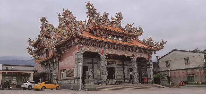 頭城武營三山宮 。(張恆瑞 攝)