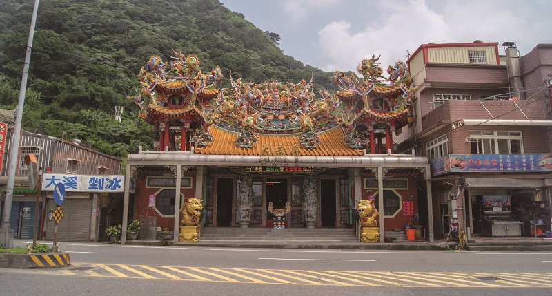 頭城大溪大安廟 。(張恆瑞 攝)
