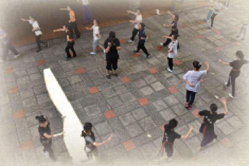 歌仔戲新秀培育計畫參與學員正在排練