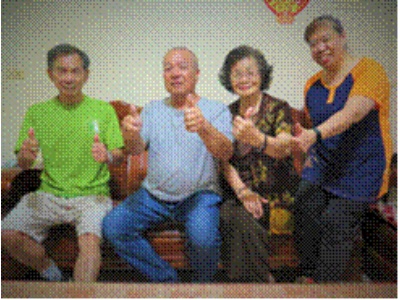 賴阿番與紀錄團隊合影