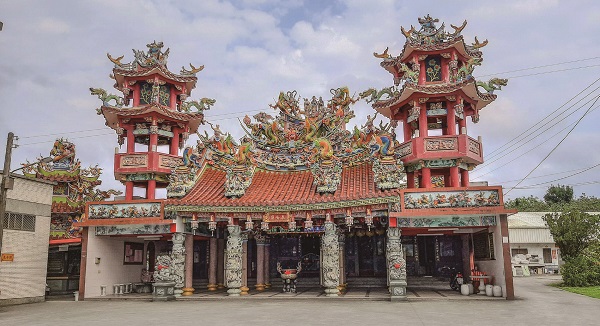 泰安廟為南方式屋頂。(張恆瑞 攝)