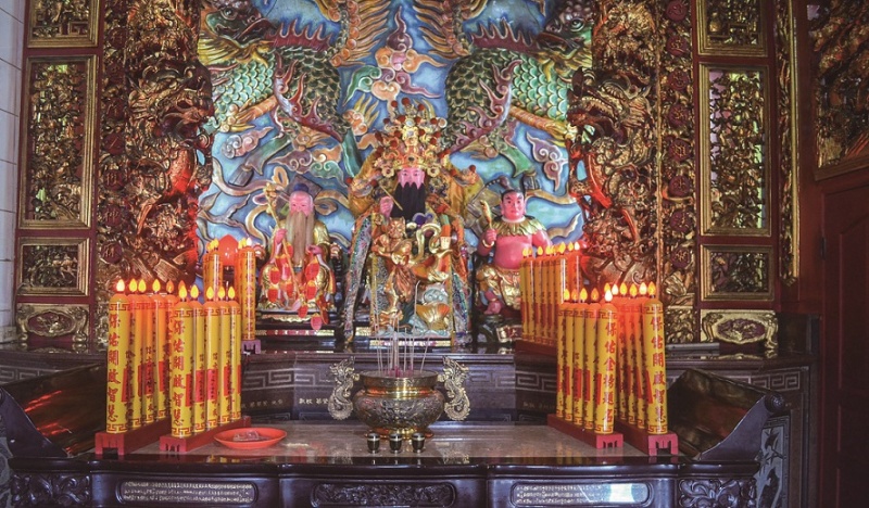 城隍廟文昌燈。(張恆瑞 攝)