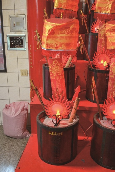 竹安鎮安宮禮斗。(張恆瑞 攝)