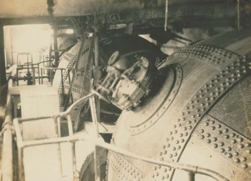 二結工場蒸解室內的蒸煮釜。 (資料來源：大二結文化基金會)