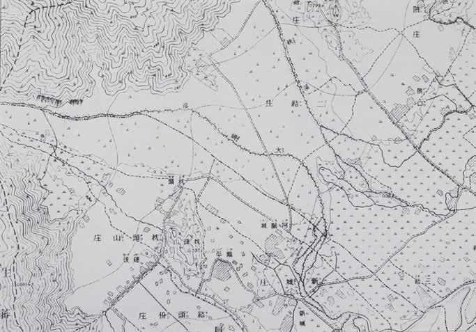 圖7:日治初年，小礁溪尚未匯入大礁溪。