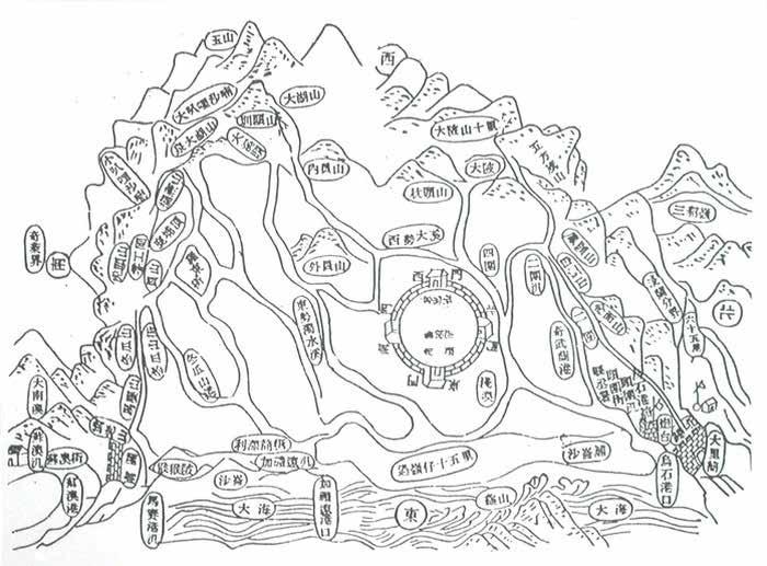 圖4：噶瑪蘭廳地輿全圖。